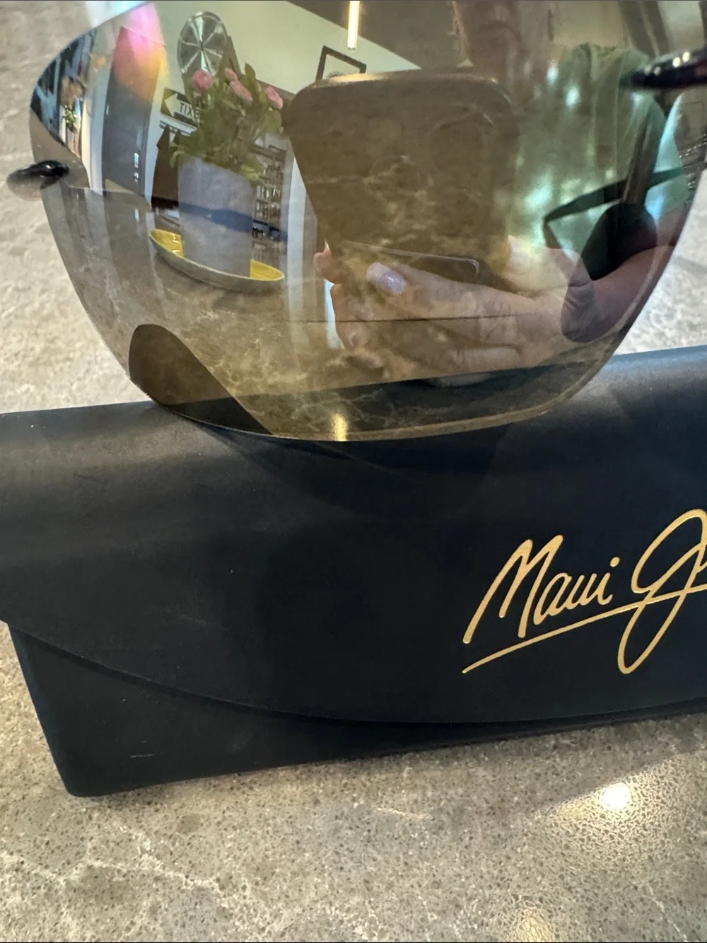 Maui Jim Lighthouse Rimless Sunglasses with x2.5 reader Lenses - Picture 4 of 11